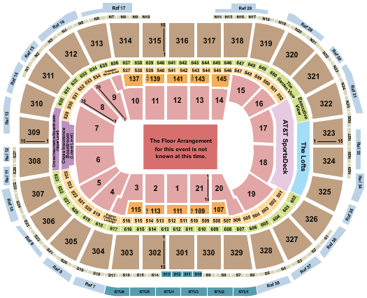 TD Garden 5 Seconds of Summer Seating Chart